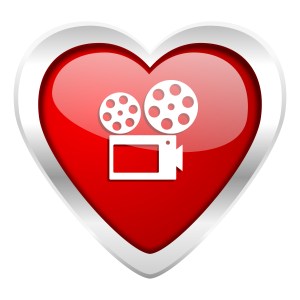 movie valentine icon cinema sign